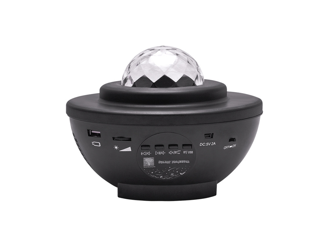Projetor de Céu Estrelado Led Galaxy Lamp Bluetooth Luz Noturna 21 BRILVIBERA