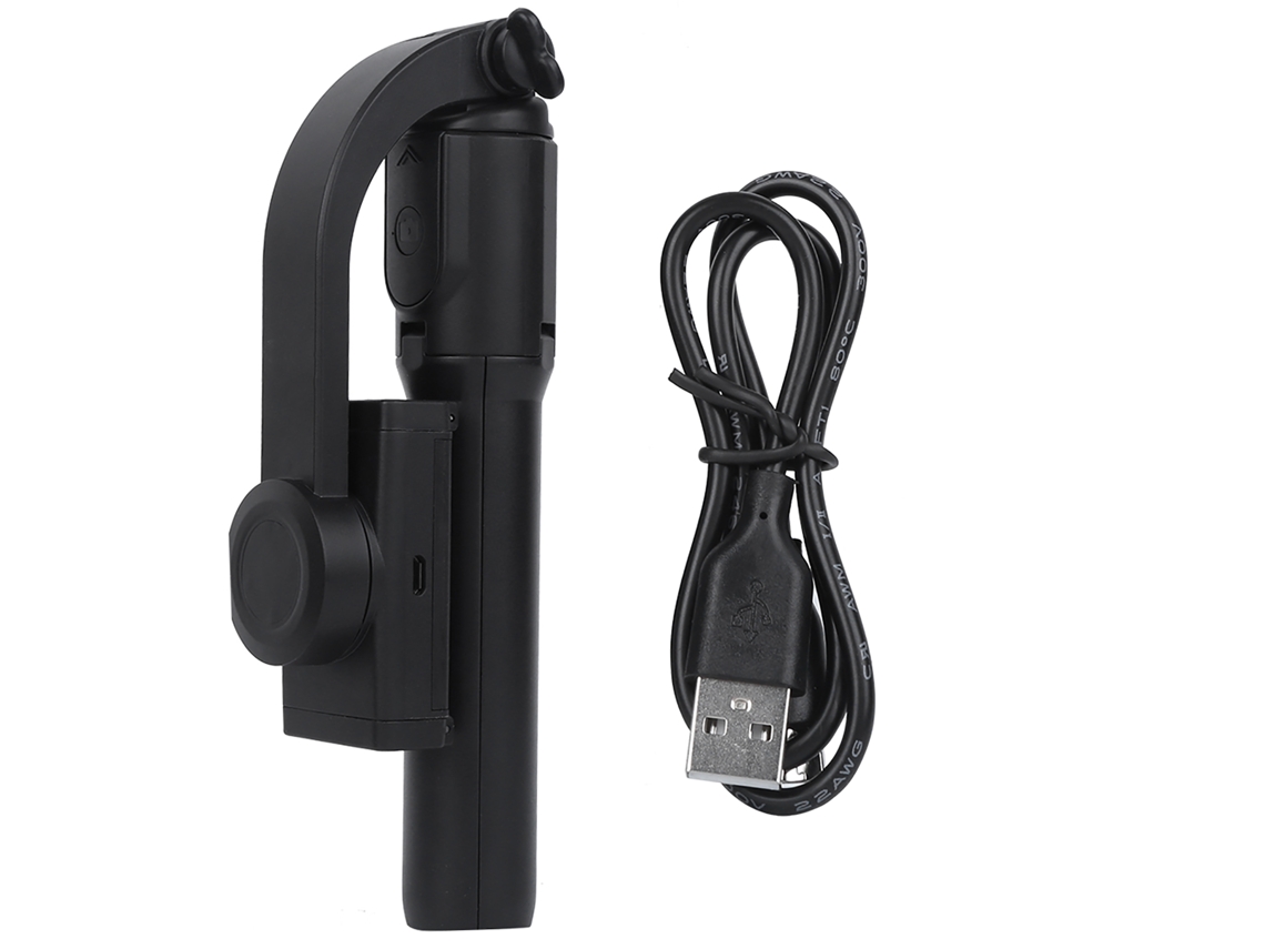 Tripé Estabilizador Antivibração Com Suporte De Bola E Controle Remoto Bluetooth Para Selfies Para Android