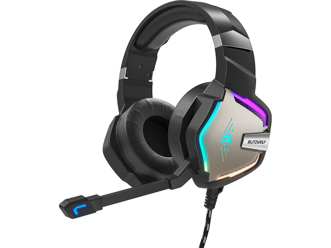 Auscultadores Gaming BLITZWOLF BW-GH1 Pro (On Ear - Preto)