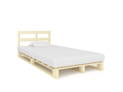 Vidaxl Estrutura De Cama Em Paletes Pinho Maciço 120x200 Cm