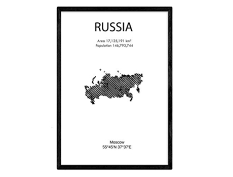 Póster NACNIC de Rusia (A4)