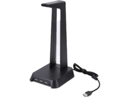 Suporte Para Fone De Ouvido Gamer Com Iluminação Rgb, 3 Portas Usb 2 0, Base De Borracha Antiderrapante, Suporte Estável