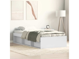 Vidaxl Estrutura De Cama 100x200 Cm Branco