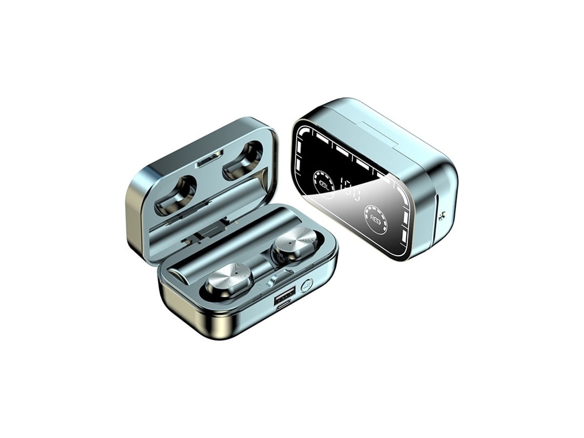 Auriculares Sem Fios Bluetooth Som Estéreo Cancelamento De Ruído Microfone Para Chamadas Display Led/lcd Lurelia