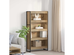 Vidaxl Gabinete De Livros 80 X 30 X 155 Cm Madeira Processada