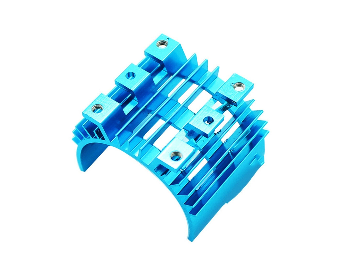 Dissipador de Calor do Motor Azul Atualizado para Peças de Automóvel Rc Wltoys 144001 MDUG