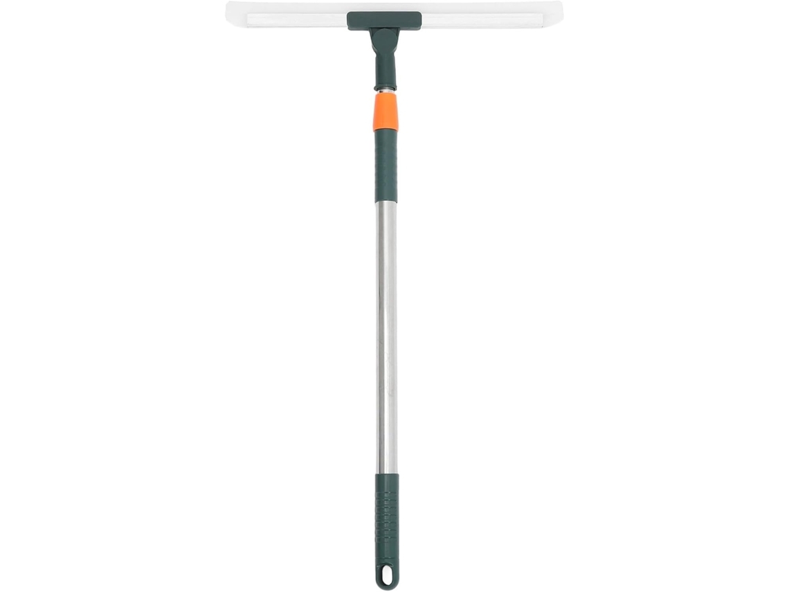 Rodo De Silicone De 36 Cm Com Cabo Telescópico Ajustável E Rodo Giratório.