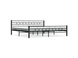 Estrutura de Cama 200x200 Cm Aço Preto MAISON EXCLUSIVE