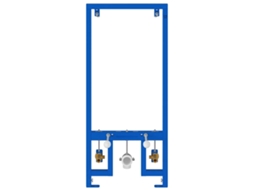 Maison Exclusive - Suporte De Parede Para Sistema De Bidê Azul 50 X 3 X 112 Cm