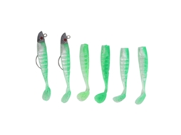 Isca de Pesca Soft Silicone 2 Box Verde pea