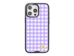Capa Tkdaddy Caseevo Para Iphone 14 Pro Max Compatível Com Magsafe Tpu Acrílico Capa Magnética Para Celular Com Placa Traseira De Grade Removível Roxa