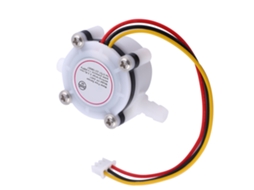 Hkj sensor de Flujo de Água com Efeito Hall Yf s401, Controle de Fluxo com Conexão Barbada, 1 Peça