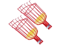 2x Cabeça De Colheitadeira De Frutas Metálica Outdoor Ferramentas Jardinagem Colheita