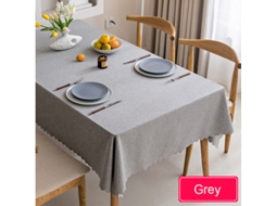Toalha De Mesa Impermeável, Toalha De Mesa Nórdica De Algodão E Linho, Estilo Japonês, Toalhas De Mesa De Cor Sólida Para Mesa De Jantar, Mesa De Cent