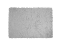Vidaxl Tapete De De Ovelha Sintética Tafalla Cinzento 140 X 200 Cm