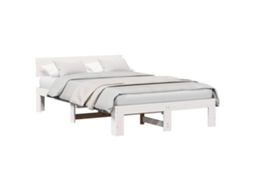 Estrutura da Cama com Cabeceira Branco 120 X 190 Cm MAISON EXCLUSIVE