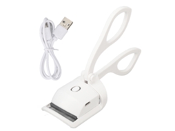 Curlador De Cílios Elétrico Aquecido Recarregável Type C 2 Modos Portátil Branco
