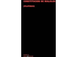 Livro Constitucion De Malolos de Author Autores Varios (Espanhol)