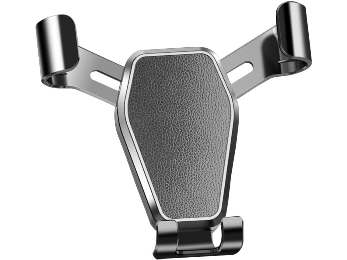 Suporte Para Celular Veicular Em Abs Preto Com Clipe De Fixação Estável Para Smartphones.