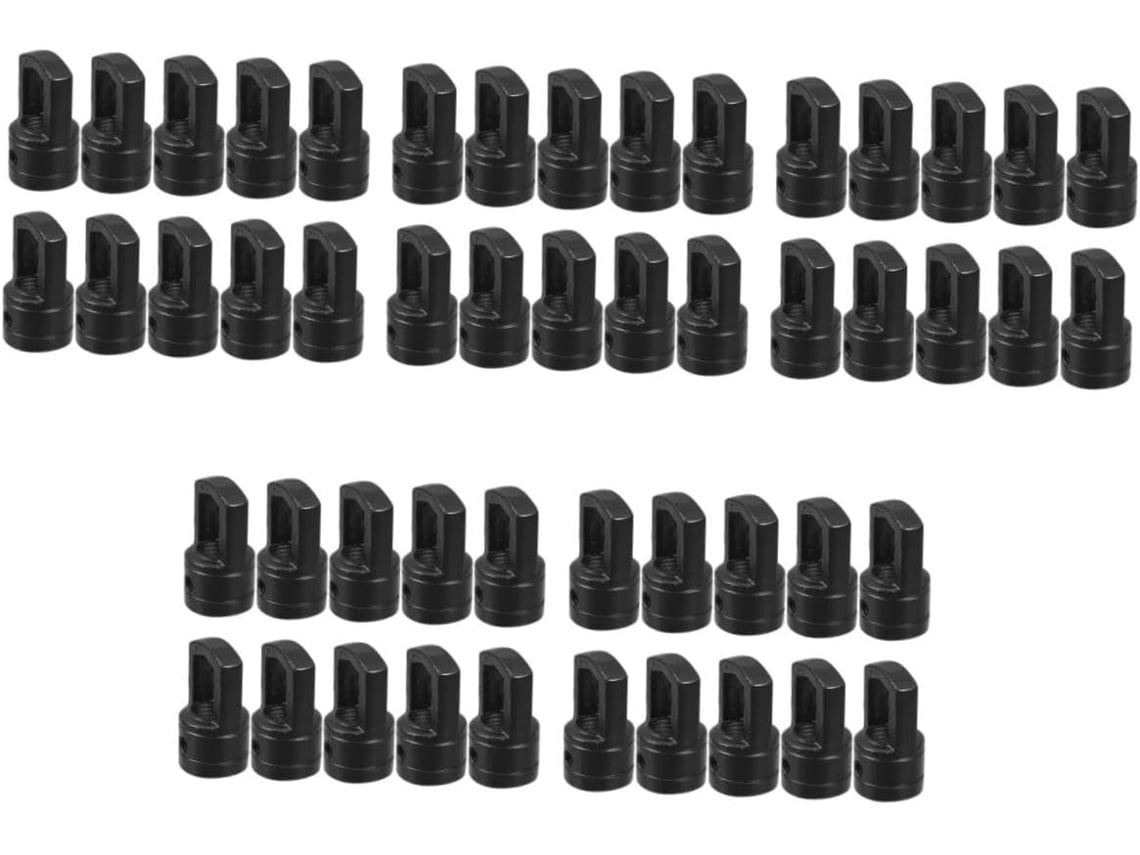 Conjunto de 50 Ganchos de Teto Fechados, em Ferro Resistente com Rosca Interna, Elegantes para Lustres. SFUSHOS