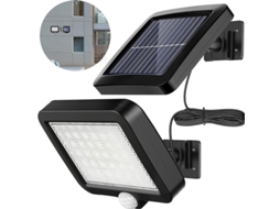 Lâmpada Solar Externa com Detector de Movimento, à Prova d'Água para Jardim | S/MARCA