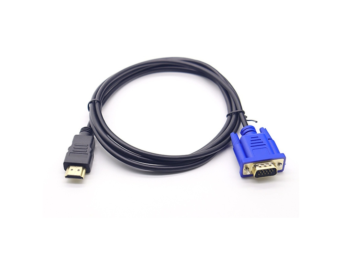 Adaptador HDMI Lurelia Cabo para VGA, 1920x1080, 1080p, 720p, 1,8 MP, compatível com PS3