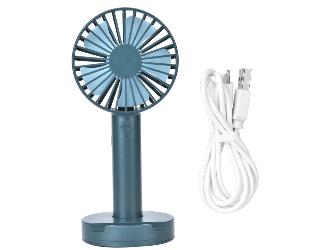 Ventilador Mini Usb Portátil Silencioso Viagem Camping Verde