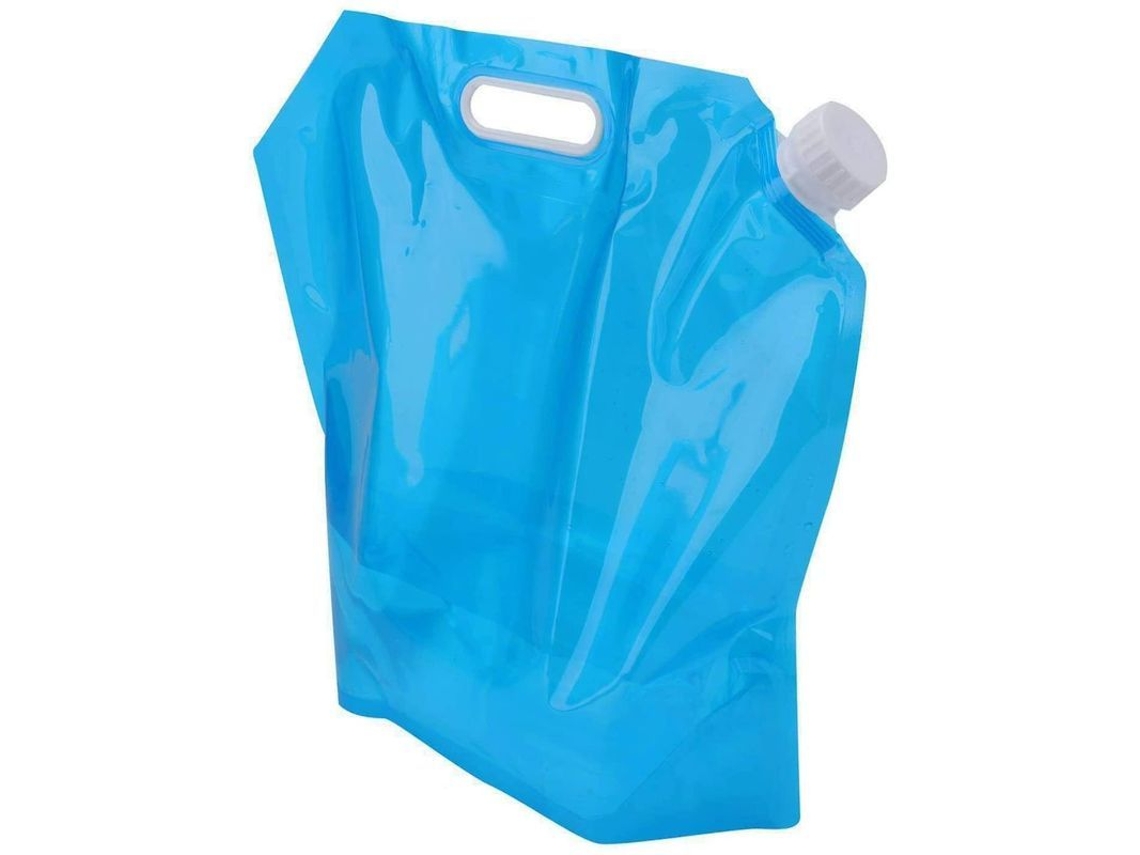 Tanque De Agua Plegable Portátil Contenedor De Agua Potable 5 Litros Azul Bpa Free