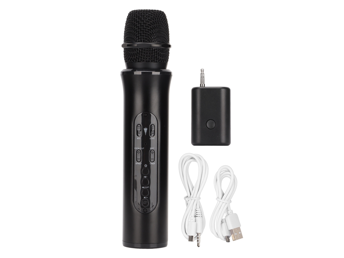 Microfone Bluetooth Sem Fio EOOCOO (conexão Sem Fio, Portátil de Mão)