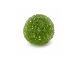 Bola antiestresse Laxiscreed Sorvete Yangmei com tema de Natal e Halloween, verde.