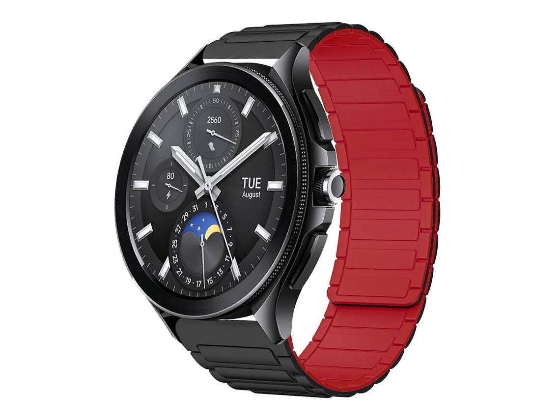 Pulseira De Silicone Magnética Em Formato De I De 22 Mm