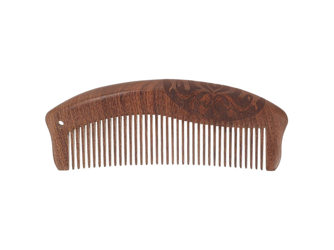 Pente De Sândalo Natural Para Cuidados Com Os Cabelos, Massagem No Couro Cabeludo, Pente De Madeira Jinyubo Store