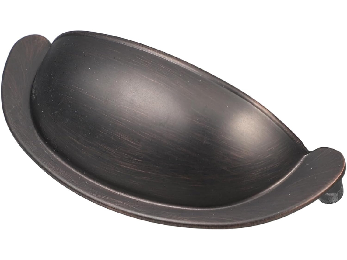 Puxador Semicircular Para Gaveta Kichouse, Liga De Zinco, Cor Café, Pega Confortável, Ferragens Modernas Para Armários