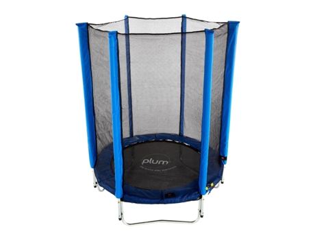 Trampolim PLUM Junior com Rede de Segurança Azul 4 Pés