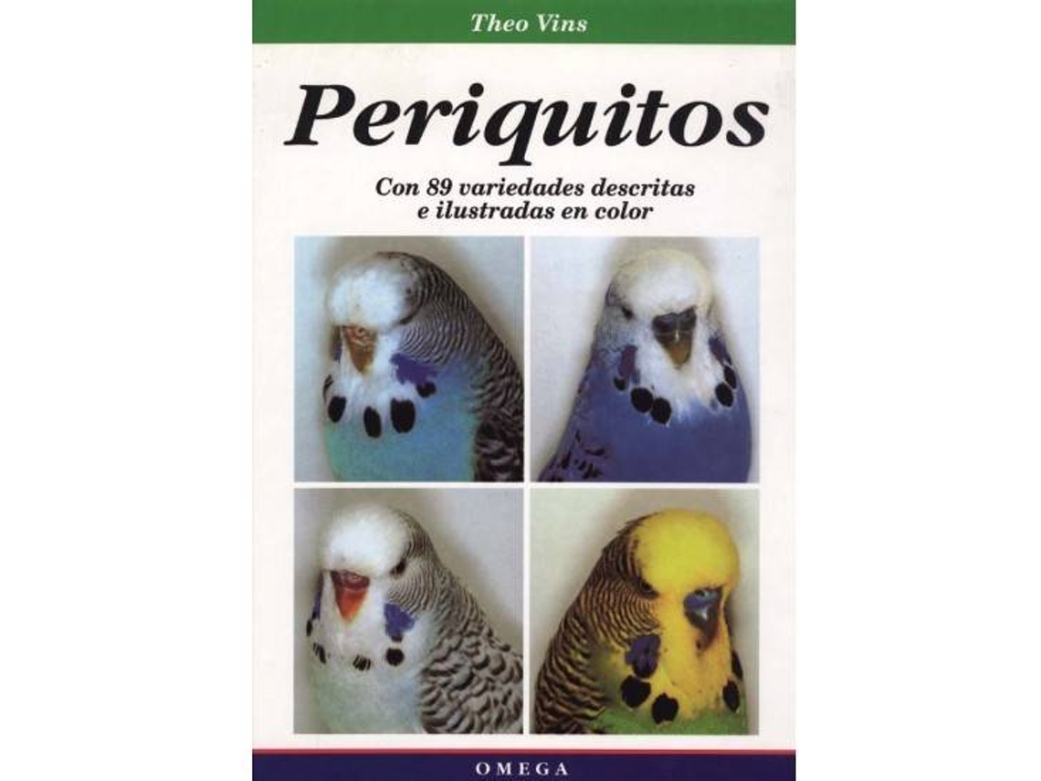 Livro Periquitos de Theo Vins (Espanhol)