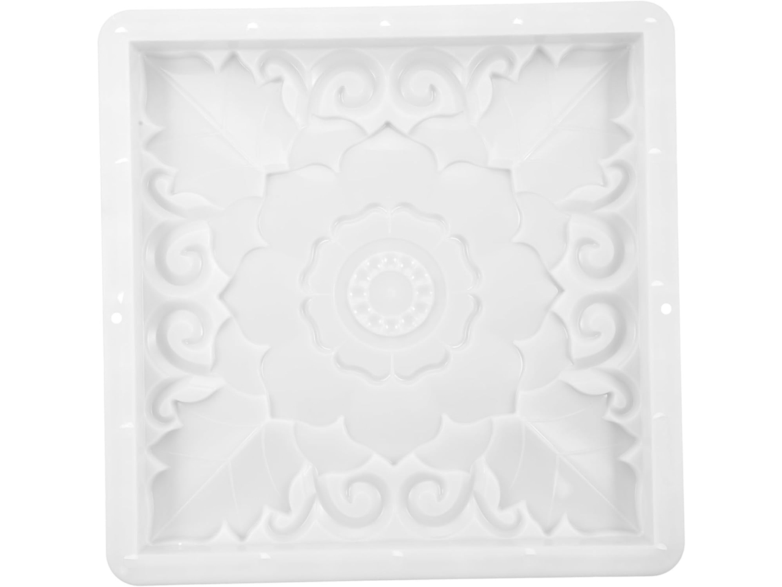 Molde Reutilizável Para Pavimentação De Cimento Em Concreto, 40x40x3 Cm, Para Fazer Entradas De Garagem.