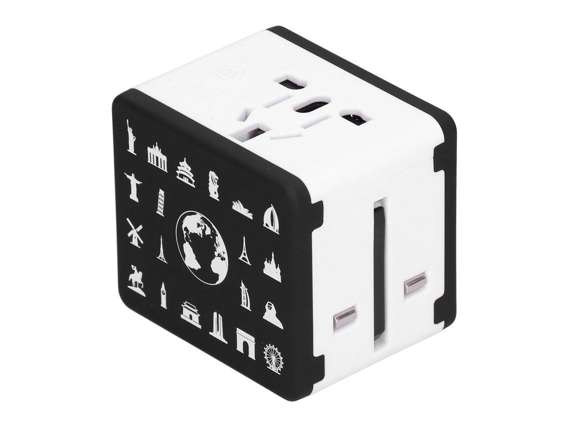 Laxiscreed Adaptador De Viagem Universal Multifuncional Para Tomadas E Dispositivos