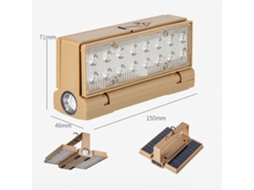 Lâmpada De Camping Solar Dobrável Laxiscreed À Prova De Água Ip66 Com Carregamento Type C