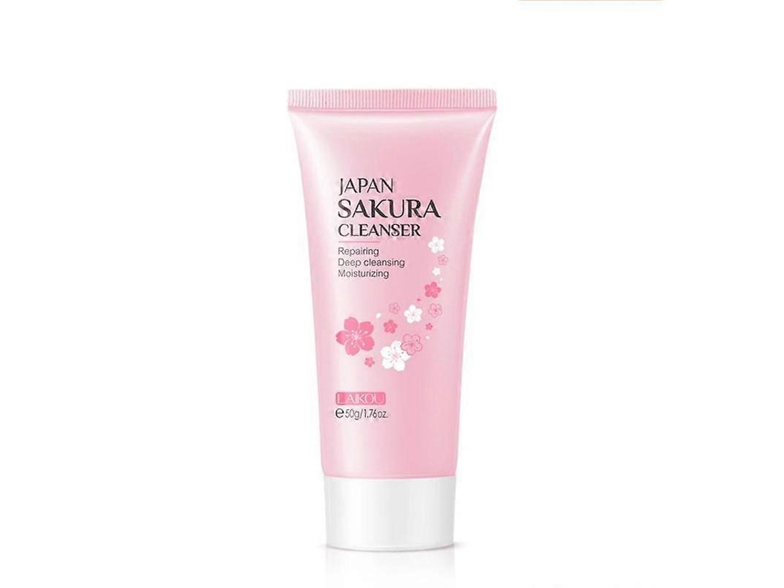 Laikou Sakura Cleanser 50g - Limpador Facial Para Cuidados Com A Pele