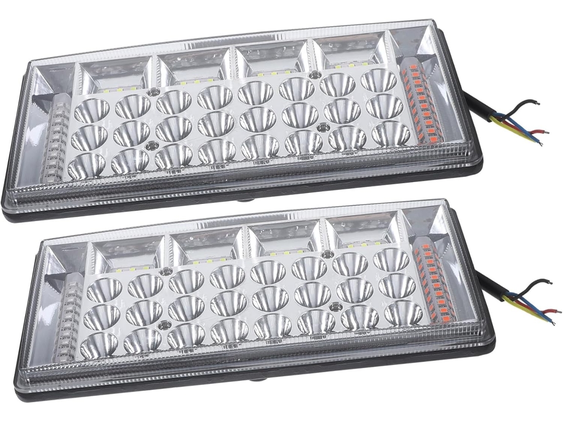 Farol De Trabalho Led De 2 Peças Com Luzes Diurnas Para Carro, Multifuncional, Com Dissipação De Calor Para Suv.