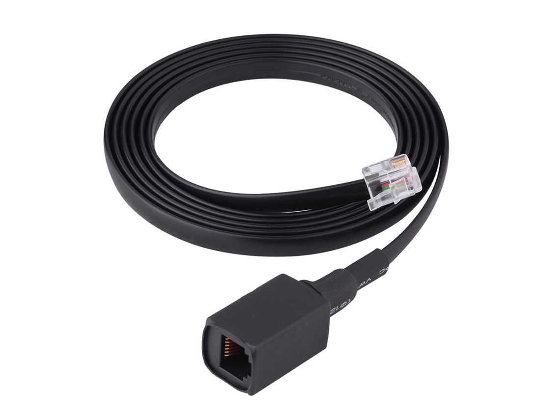 Aetheria cabo de Extensão para Microfone de Rádio Yaesu 6 pino 1,5m Removível Separável