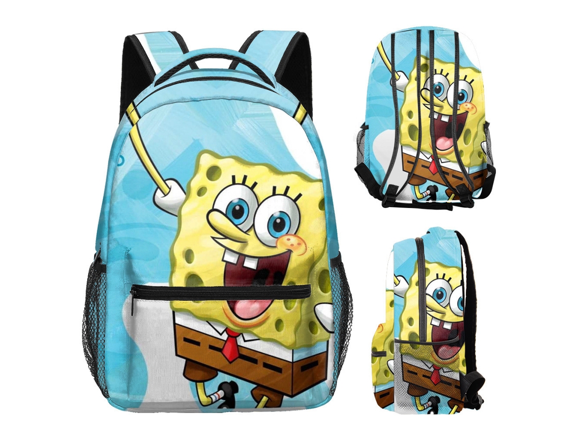 Mochila Escolar Estampada Com Desenhos Animados, Material Oxford, Mochila De Proteção Da Coluna E Descompressão Estilo 13