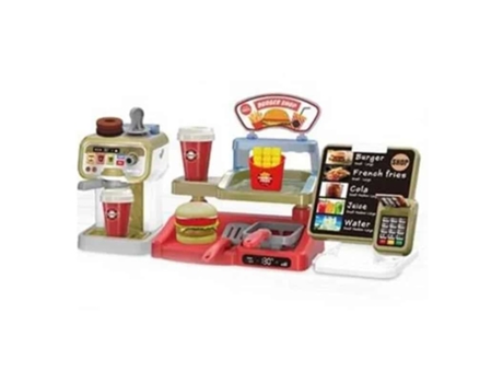 Set Hamburguesería Infantil Con Sonidos Realistas Jucosurp23