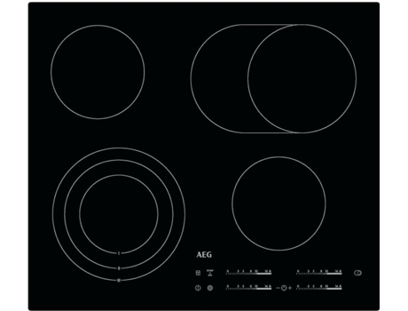 Placa de Vitrocerâmica AEG HK654070IB (Elétrica - 58 cm - Preto)