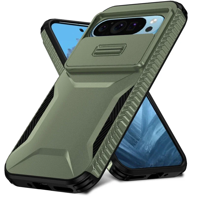 (verde, Google Pixel 7 Pro) Capa Deslizante Resistente E À Prova De Choque Para Lente Da Câmera Com Acabamento Fosco E Antiderrapante.