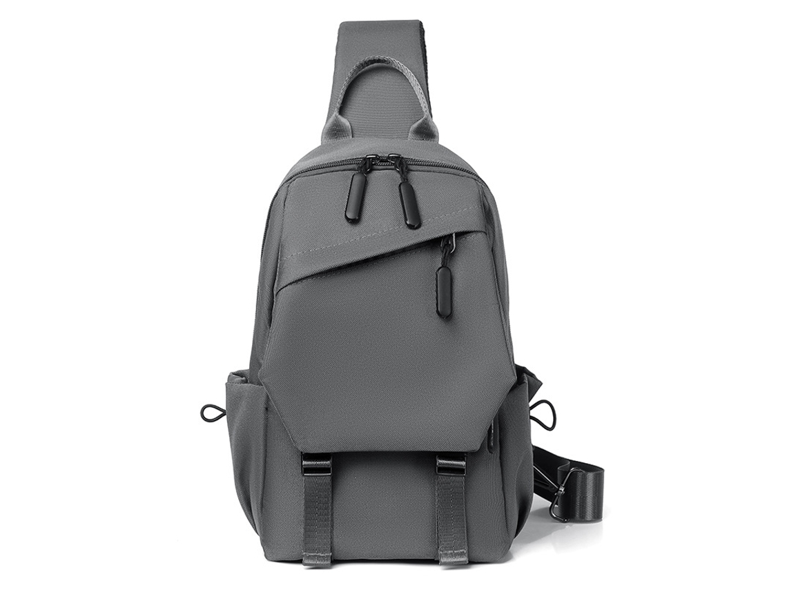 (cinza) Bolsa Transversal Multifuncional E Moderna, Bolsa De Ombro