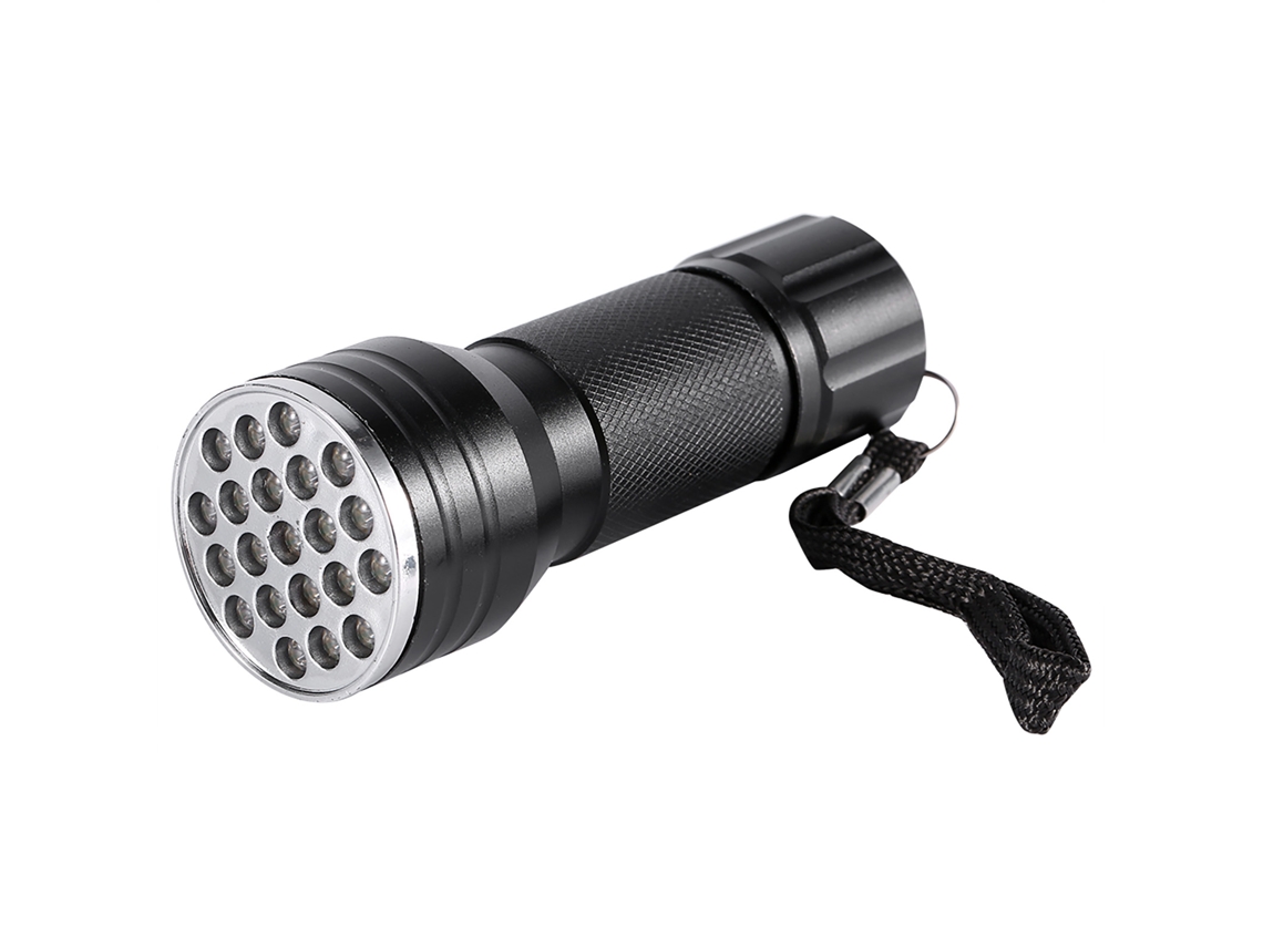 Lanterna Led Uv 21 Alumínio Detecção