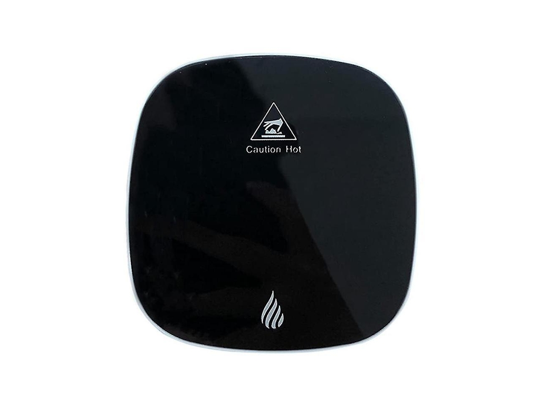 Lurelia Aquecedor De Canecas Usb 122°f Desligamento Automático Plugue Ue Vidro Temperado Preto Para Café Chá