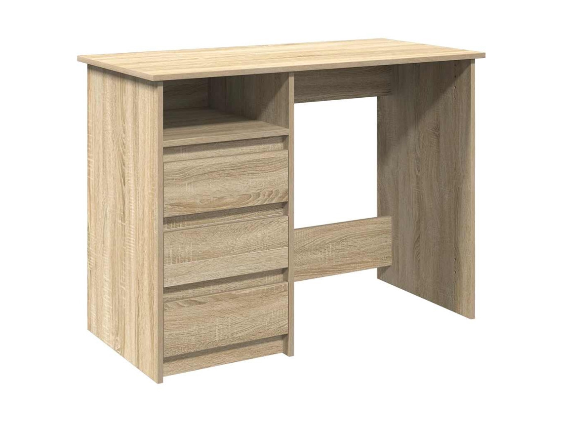 Desk, Desks Vidaxl Marrom Madeira Processada (n/a)