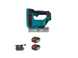 Pistola De Pregos Elétrica, Motor Sem Escova, Compatível Com Bateria Makita 18v, 2 Baterias Plugue Ue